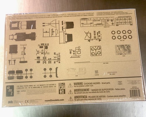 AMT ‘57 FORD THUNDERBIRD HARDTOP CONVERTIBLE MODEL KIT 1/16 SCALE FACTORY SEALED - Picture 6 of 7