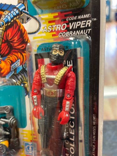 Astro Viper mit Mikrofigur (Vintage GI Joe, Hasbro) versiegelt - Bild 10 von 16