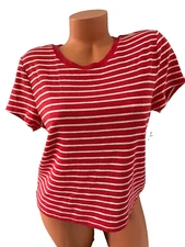 GAP NWT SHORT SLEEVED STRIPED CROP TOP