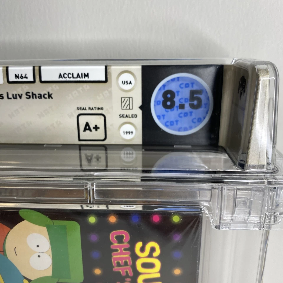 South Park Chef's Luv Shack N64 WATA Graded A+ 8.5 NEW - Image 2 of 4