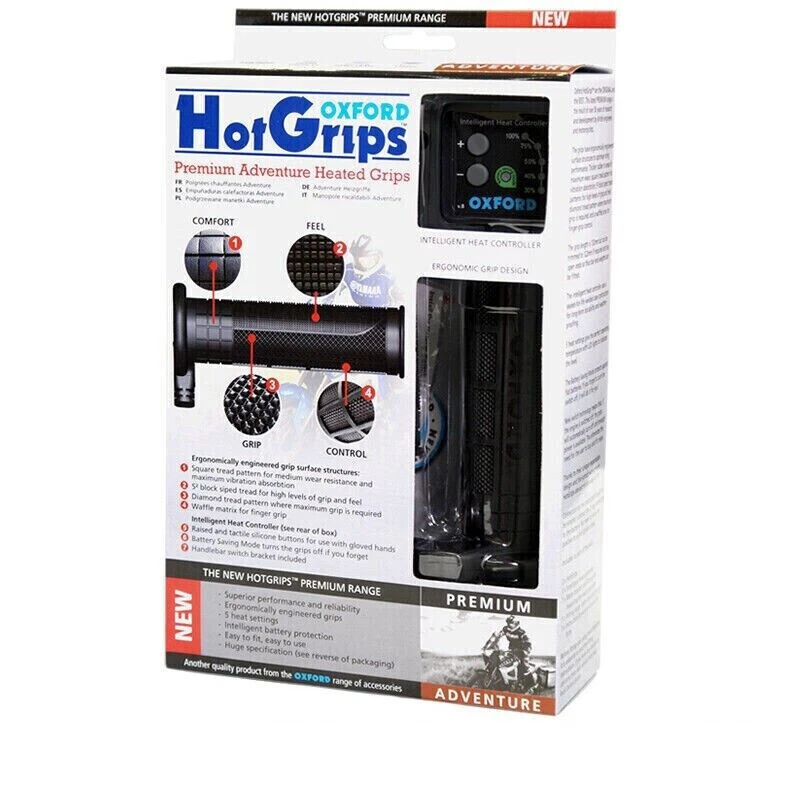 Oxford OF690 Motorbike Motorcycle Heated Grips Hot Grips Premium Adventure - Image 3 of 4
