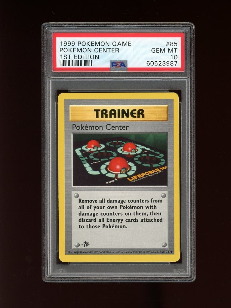 Pokemon PSA 10 GEM MINT Pokemon Center 1st Edition Base Set