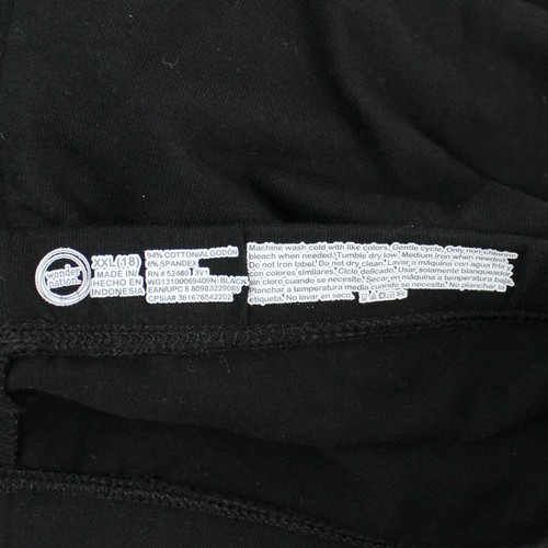 Wonder Nation Black Bike Shorts Youth Girl's Size 2XL (18) - Activewear - Picture 5 of 5