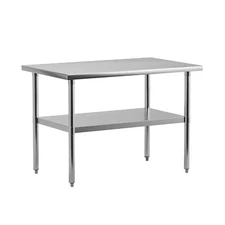 Stainless Steel Work Table 30" x 24" with Undershelf, [NSF Certified][Heavy D...