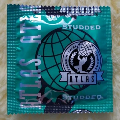Premium Latex Condom - Studded - By Atlas