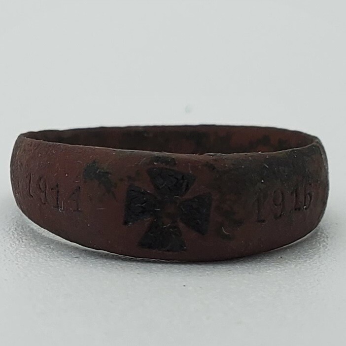 WW1 WWI German Original Iron Cross trench art 1914 1916 soldier