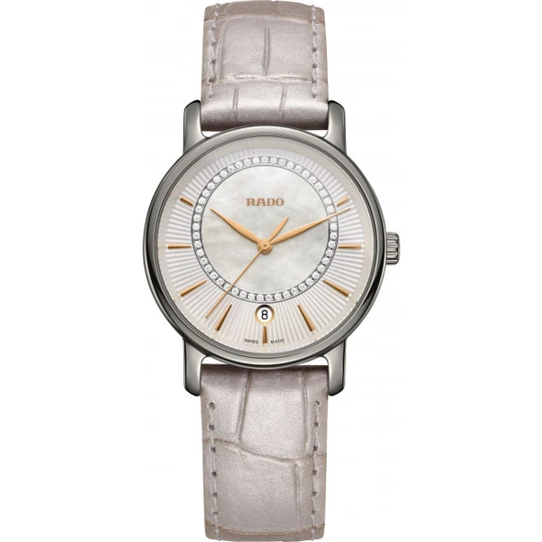Rado women's watch shop with diamonds