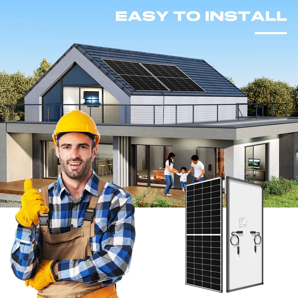 300W Monocrystalline Solar Panel - 25.2% High Efficiency For Home, Farm, RV, Off-Grid 2 thumbnail image