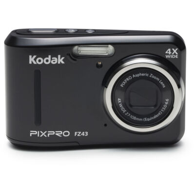 Kodak PIXPRO FZ43 Digital Camera (Black) + 1 Yr Warranty + Flash
