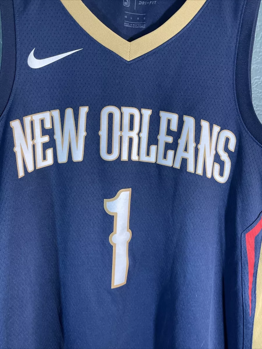 Nike New Orleans Pelicans Men's City Edition Swingman Jersey - Zion Williamson - White