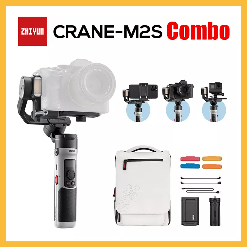 ZHIYUN CRANE M2S Combo Kit 3-Axis Gimbal Stabilizer for Action