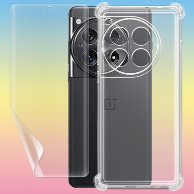 High Definition Ultra-Clear Screen Protector Film and TPU Case for OnePlus 12 US