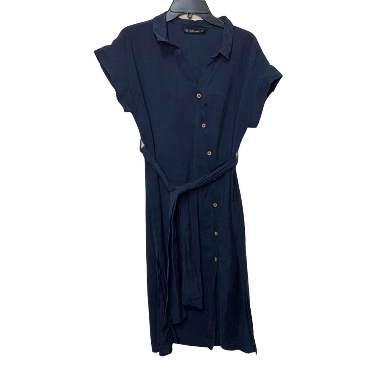 zara dress with buttons
