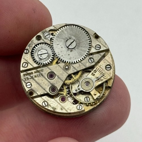 23.5mm Felsa 294 Swiss Manual Wind 15 Jewels Watch Movement PARTS REPAIR SPARES - Picture 3 of 12