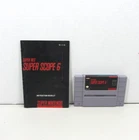 Super Scope 6-SNES 1994- Super Nintendo-Cartridge with Manual- Tested