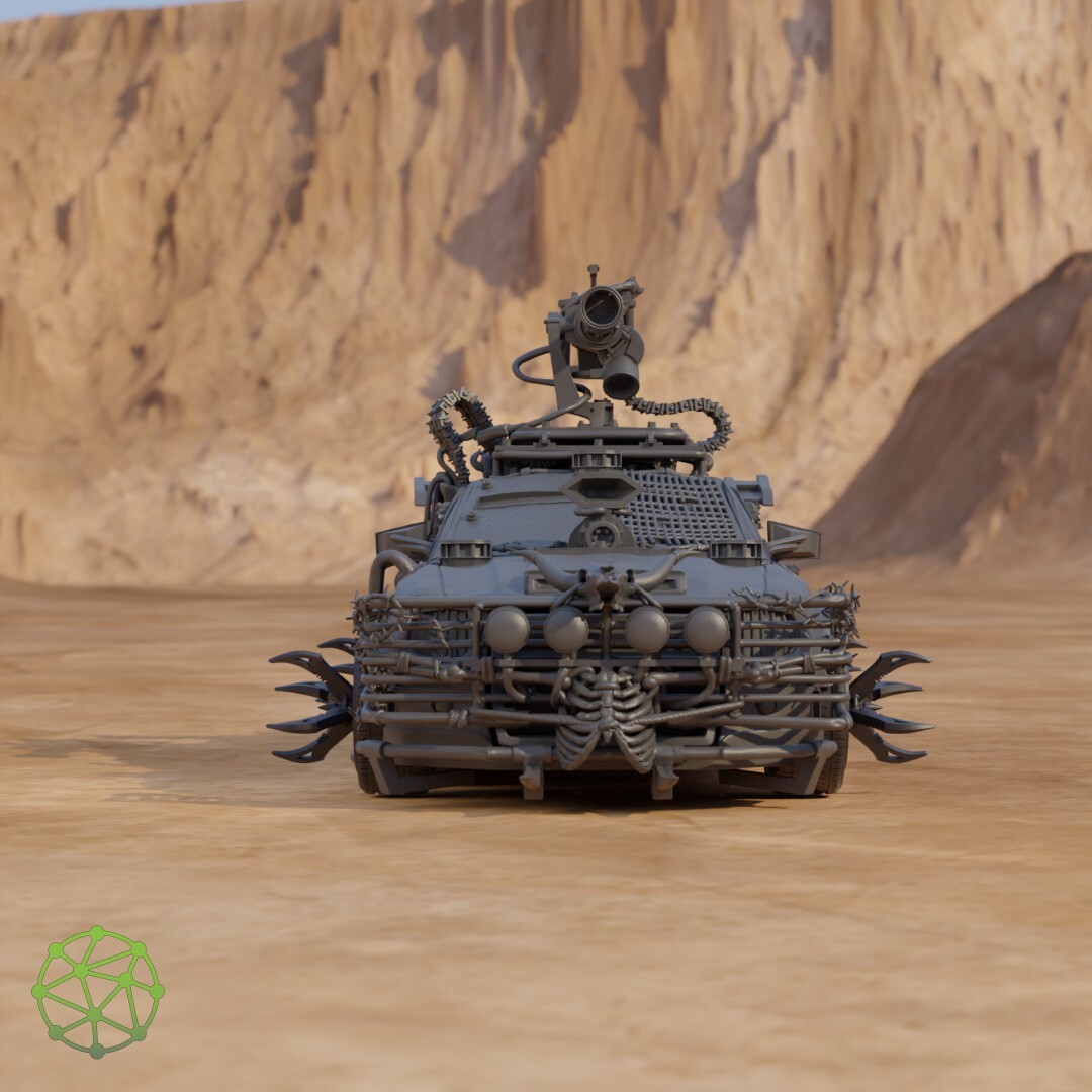 Armored Car with Chaingun | Post Apocalyptic | Car Wars | Gaslands