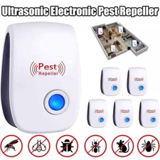 6/10pc Ultrasonic Pest Repeller Control Electronic Repellent Mice Bug Rat Reject