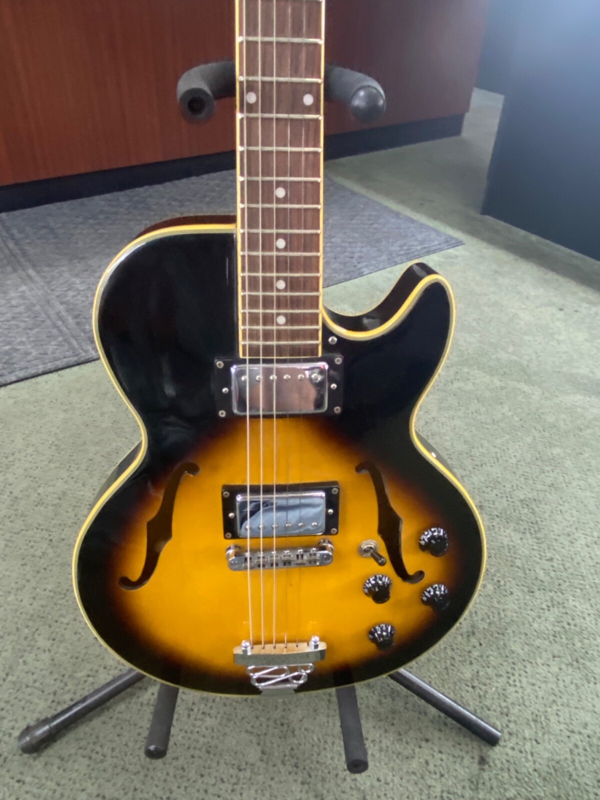 JAY TURSER SEMIHOLLOW BODY LP TOBACCO SUNBURST ELECTRIC GUITAR eBay