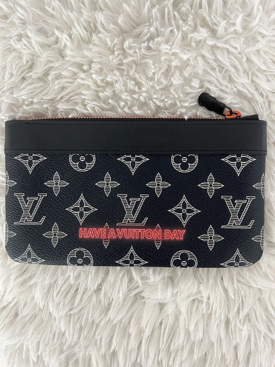 Louis Vuitton Monogram Upside Down Ink Pochette Apollo PM | eBay