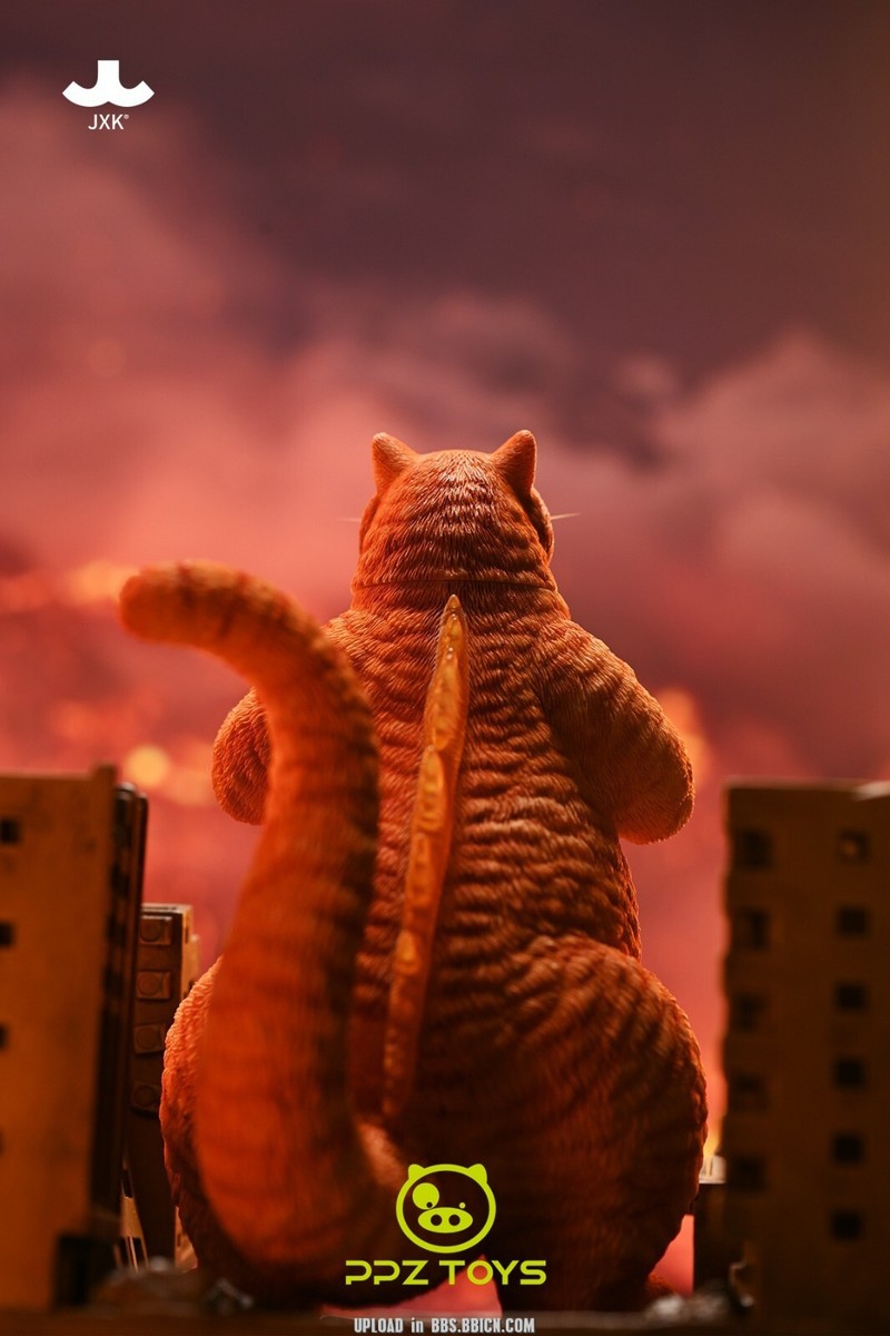1/6 JXK Simulation Cat Meowzilla Animal Model Toy Figure Statue