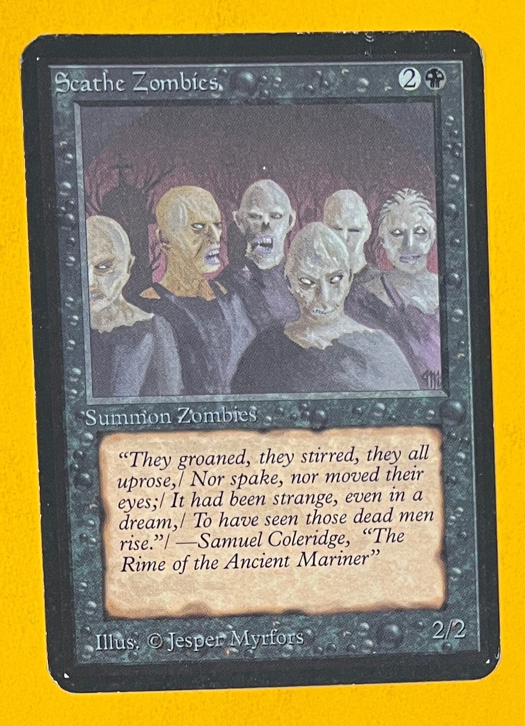 MTG  SCATHE ZOMBIES Alpha (OldManMTG 008-447)