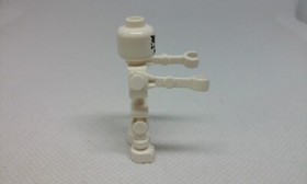 Lego Ninjago Skulkin Skeleton 1 1/2" Blk eye Skeleton Bone Authentic Minifigure