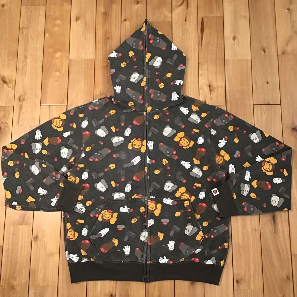 BAPE × kaws milo companion Full zip hoodie A Bathing Ape Size S | eBay