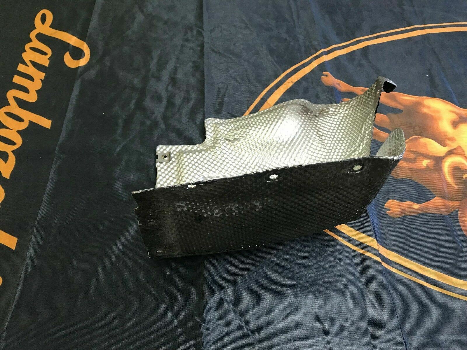 LAMBORGHINI HURACAN LP610 DRIVER LEFT SIDE BUMPER HEAT SHIELD OEM 4T0825715B