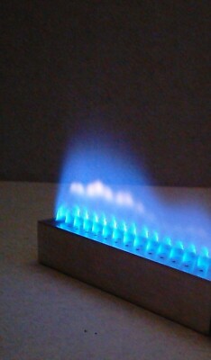 WILESCO STEAM ENGINE D8 D10 D52 GAS BURNER 80MM WITH HOSE
