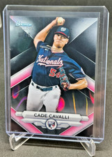 2023 Bowman Sterling CADE CAVALLI RC Black Refractor 08/10 Nationals