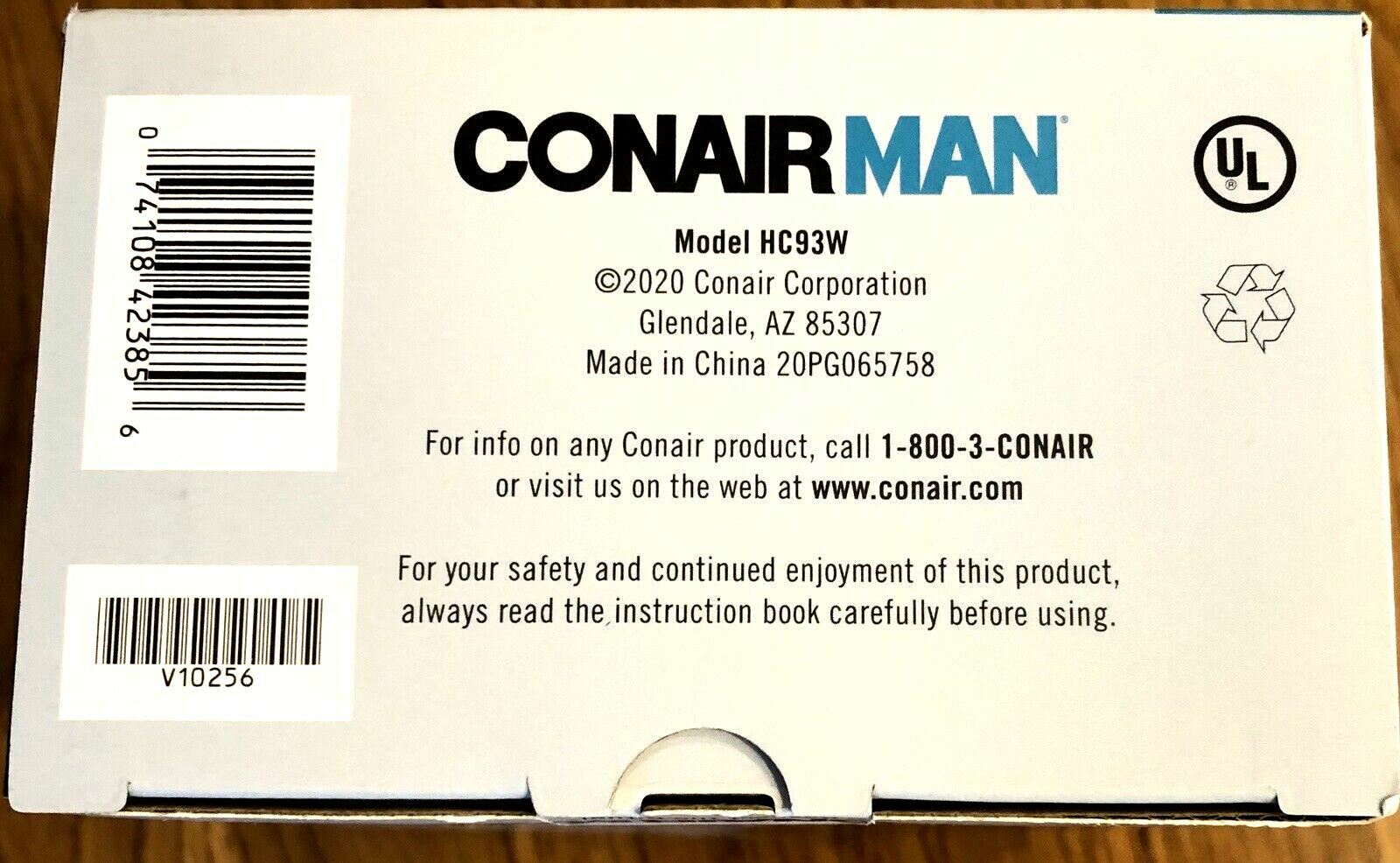 Conair Simple Cut HC93W 10 Piece Hair Clipper Taper Cutting Home Kit Trimmer