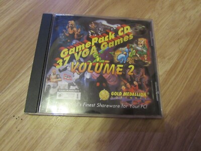 VINTAGE GAME PACK CD VOLUME 2 37 VGA SPIELE VON GOLD MEDALLION SOFTWARE FÜR PC