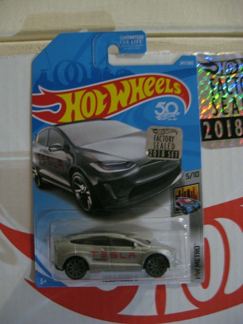 Hw Metro Tesla Model X 50th Anniversary Hot Wheels 2018