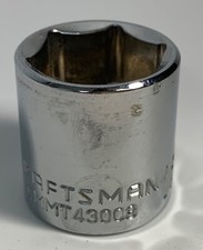 Craftsman  13/16" x 3/8" Dr   Standard Shallow Socket 6 Point CMMT 43008