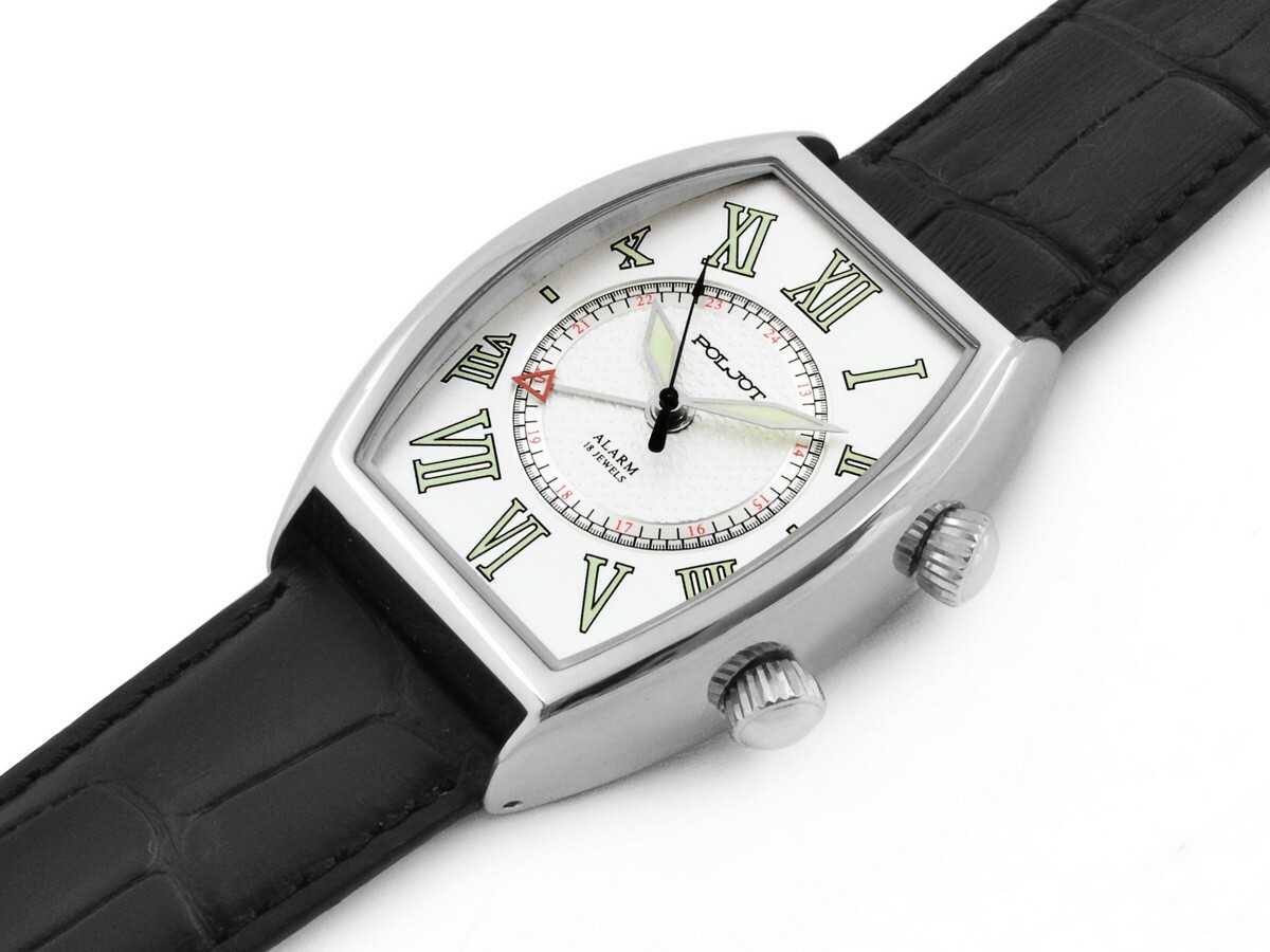 POLJOT TONNEAU MECHANICAL WATCH WITH ALARM LIMITED EDITION 2612