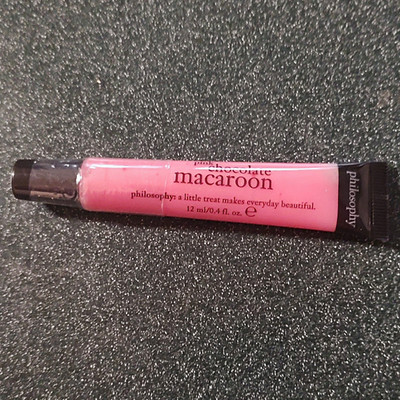 Philosophy Pink Chocolate Macaroon Pink Shine Liquid Lip Gloss 0.4 fl oz