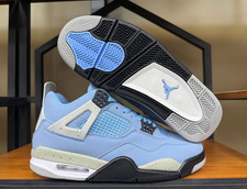 Jordan 4 Retro University Blue UNC Men's US Size 7-12