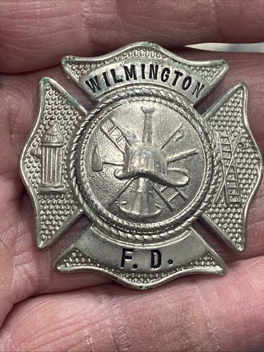 Antique Wilmington Fire Department Badge