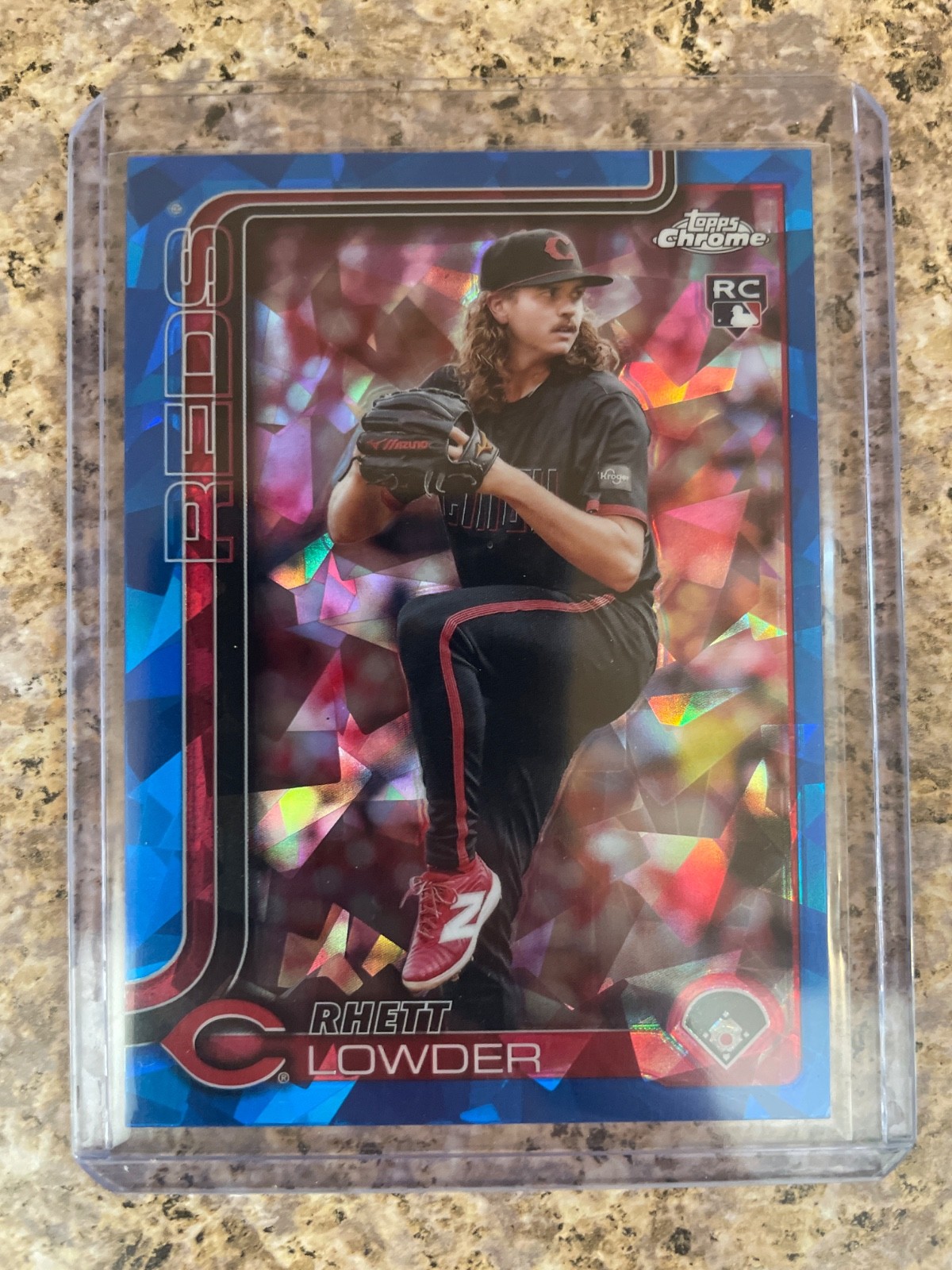 2025 Topps Chrome Sapphire Rhett Lowder RC Rookie #147 Reds