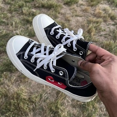 CONVERSE X COMME DES GARCONS PLAY CHUCK TAYLOR LOW SIZE 8 Men s / 10 Women