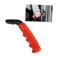 Car Door Handle for Elderly, Multifunction Door Latch Auto Grab Bar Cane Red