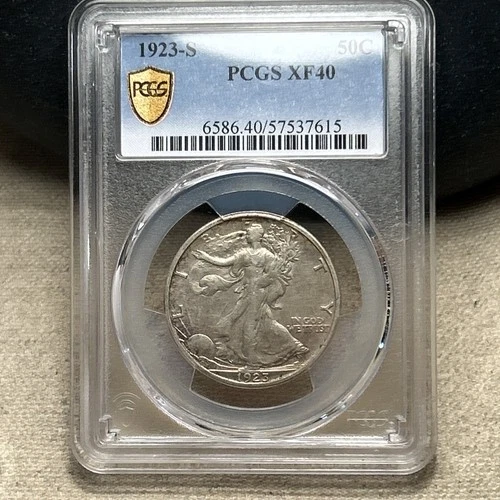 1923-S Walking Liberty Half Dollar XF-40 PCGS