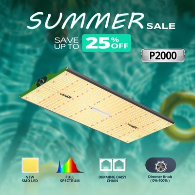 VIPARSPECTRA P2000 250W LED Grow Light Full Spectrum for Indoor Plants Flower IR