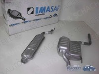 Imasaf Auspuffset Ab Kat für Mercedes C-Klasse+Kombi 200 D/220 D/250 D 1997-2001