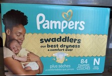 Pampers Swaddlers Diapers  - Newborn- 84 Count *NEW* 0.24 per diaper