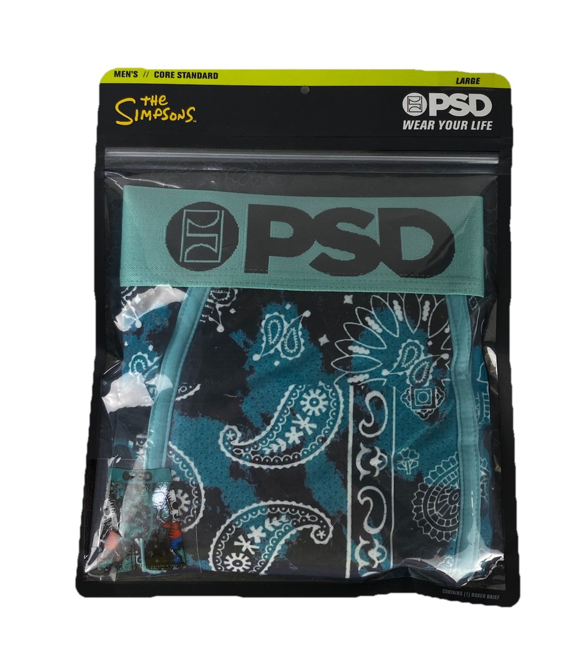 PSD The Simpsons Core Standard 7'' Doh Of The Dead Underwear Mens Size L