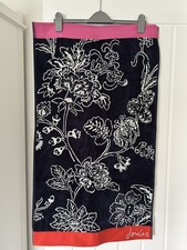 Image of Joules Indienne Floral Cotton Velour Hand Towel New With Tags