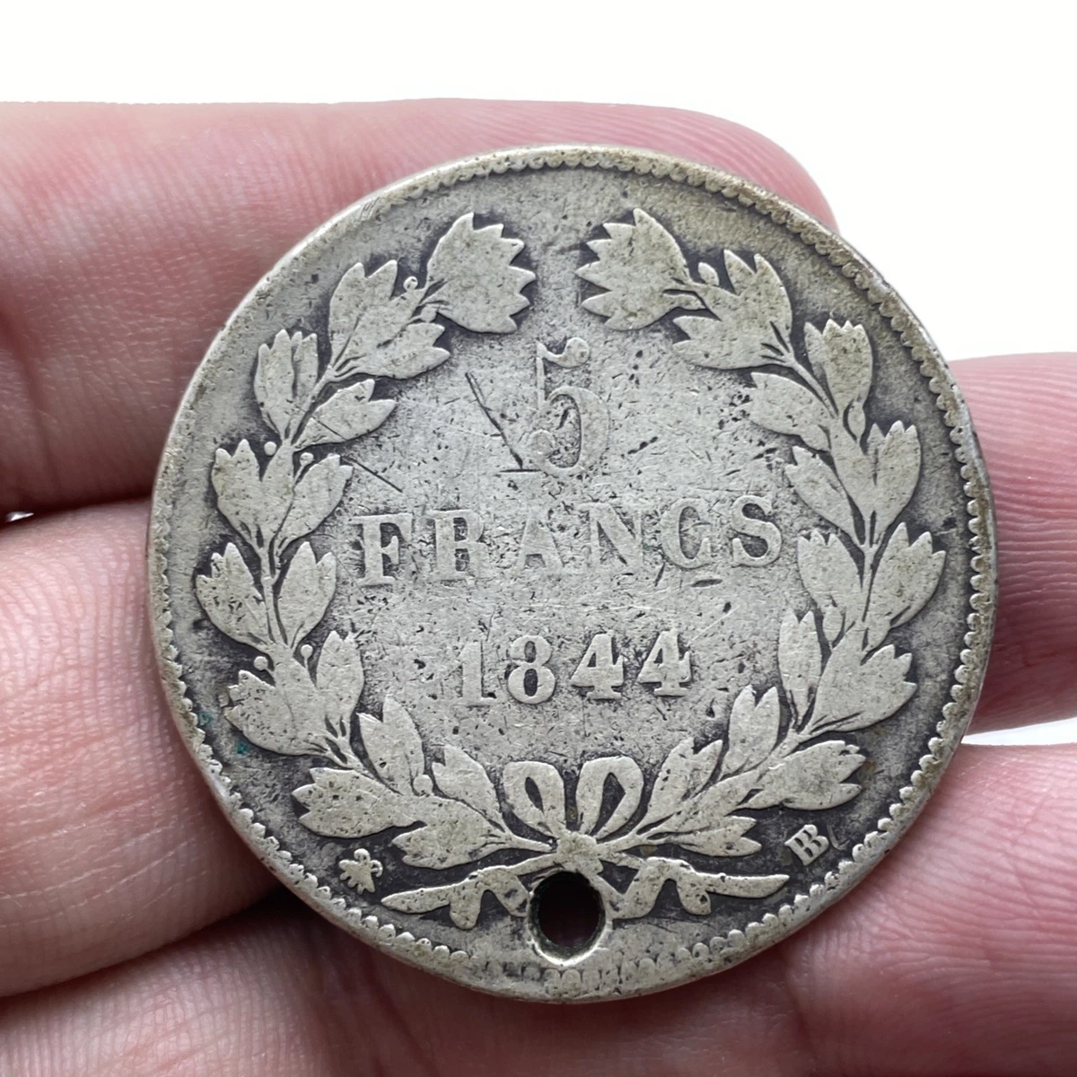 美品　NGC-UNC 洗浄　フランス　ルイ・フィリップ　ARメダル 　1844年 美品 NGC-UNC 洗浄 フランス ルイ・フィリップ ARメダル 1844年 美品