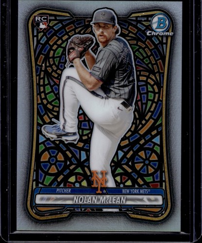 Nolan McLean [Etched in Glass Variation] #85 2026 Bowman card