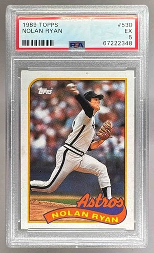 67222348 Nolan Ryan 1989 Topps #530 PSA 5